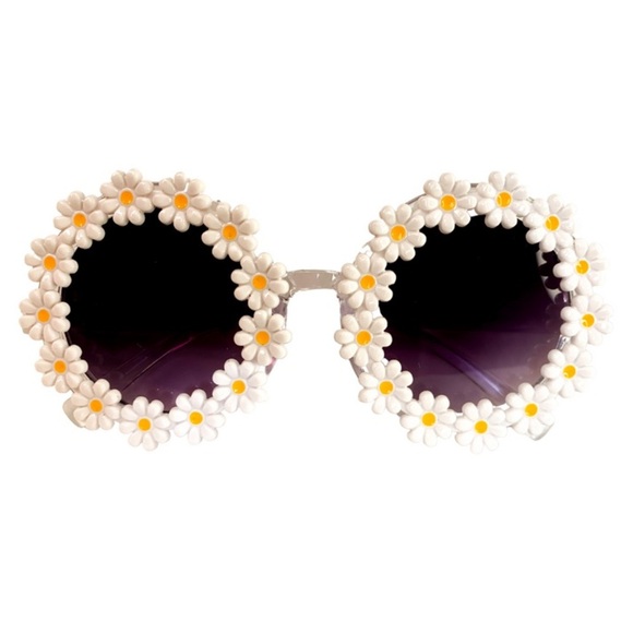 Daisy sunglasses round frame in white ban.dō brand - Picture 3 of 3